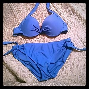 2 piece bathing suite.